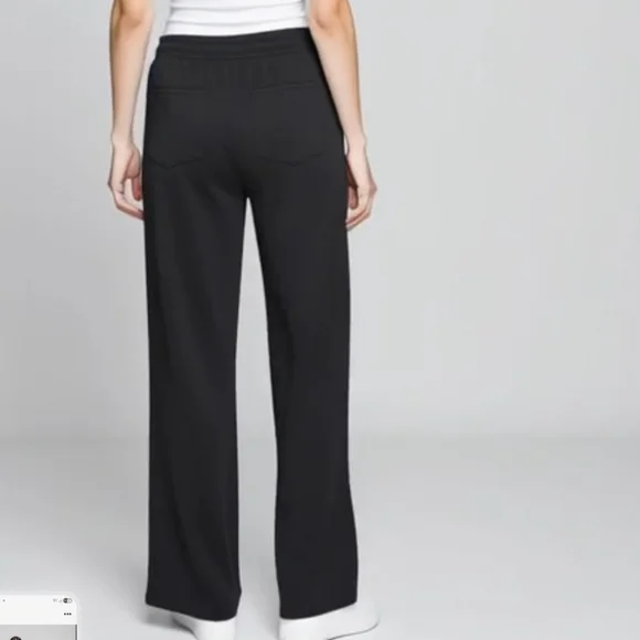 Y2K Lululemon  Black  Drawstring Flare Pant Size Small - Picture 2 of 13